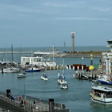 Apartament Cousteau - Terras, Zeezicht, Marina Ostenda